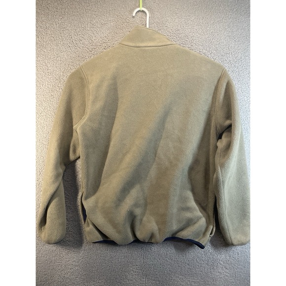 L.L. Bean Trail Fleece Men's Large Tall Tan Full Zip Jacket Outdoor - Picture 5 of 7